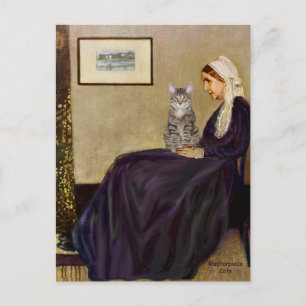 CAT (Tabby 1) - Whistlers Mother Postcard