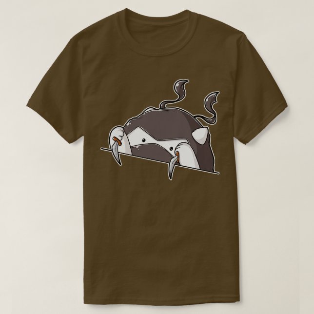 Cat Tabletop RPG Rogue T-Shirt (Design Front)