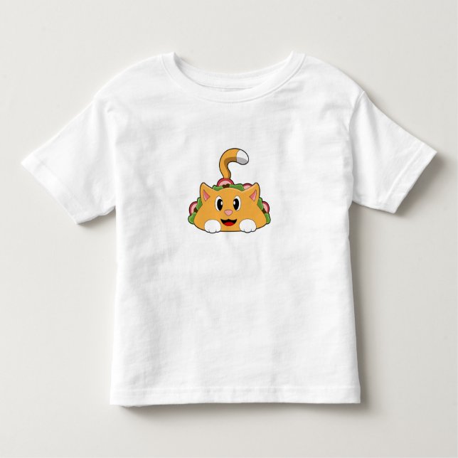 Cat Taco Toddler T-shirt (Front)