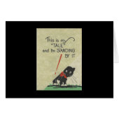 Cat "Tale" Card (Front Horizontal)