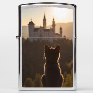 Cat Tales and Castles – Felini’s Bavarian Escape Zippo Lighter