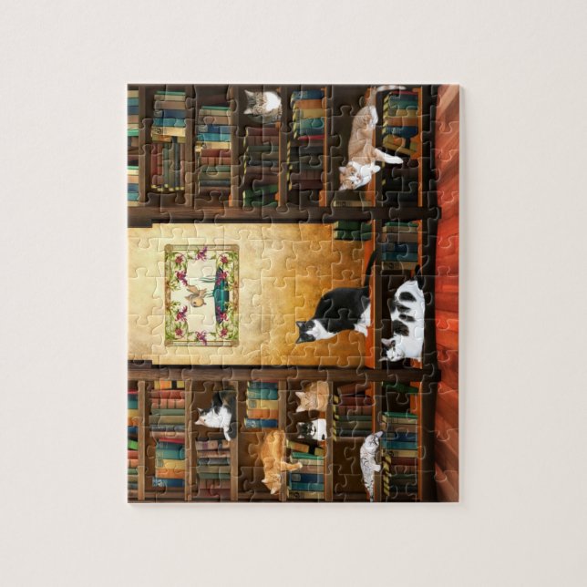 Cat tales jigsaw puzzle (Vertical)
