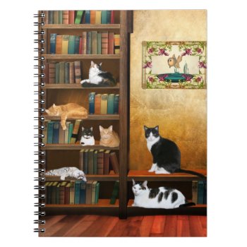 Cat Tales Notebook by deemac1 at Zazzle