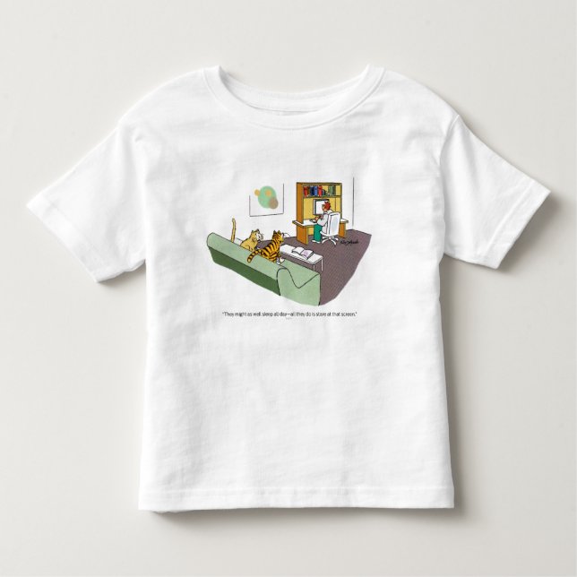 Cat Talk Toddler T-shirt (Front)
