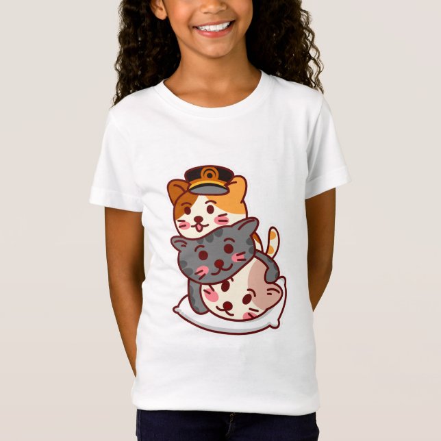 Cat Tama,Tama Super Station Master T-Shirt (Front)