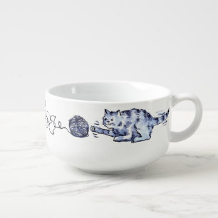 Cat Tangle Soup Bowl