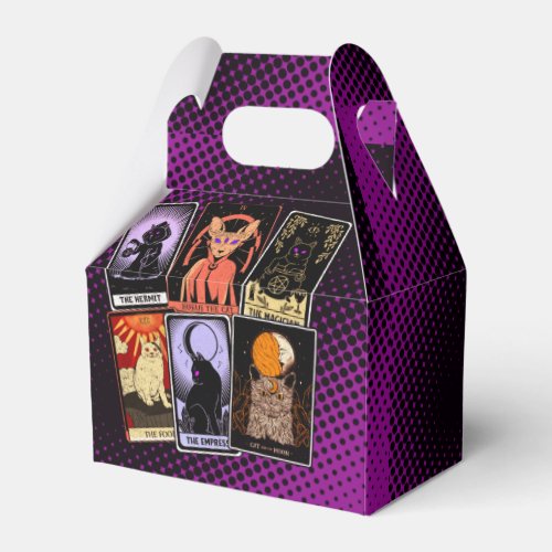 Cat Tarot Cards__Halloween Empress Hermit Fool Favor Boxes