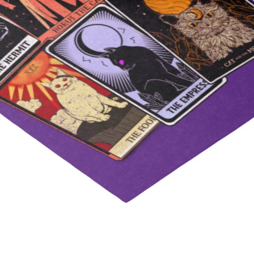 Cat Tarot Cards__Halloween Empress Hermit Fool Tissue Paper
