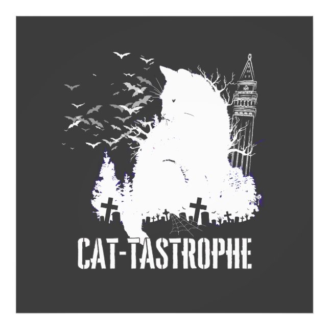 Cat-tastrophe - A Gothic Tale.b Photo Print (Front)