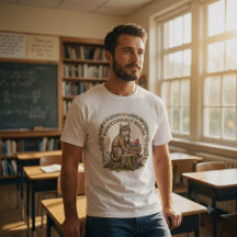 Cat Teacher T-Shirt | Vintage Cottagecore