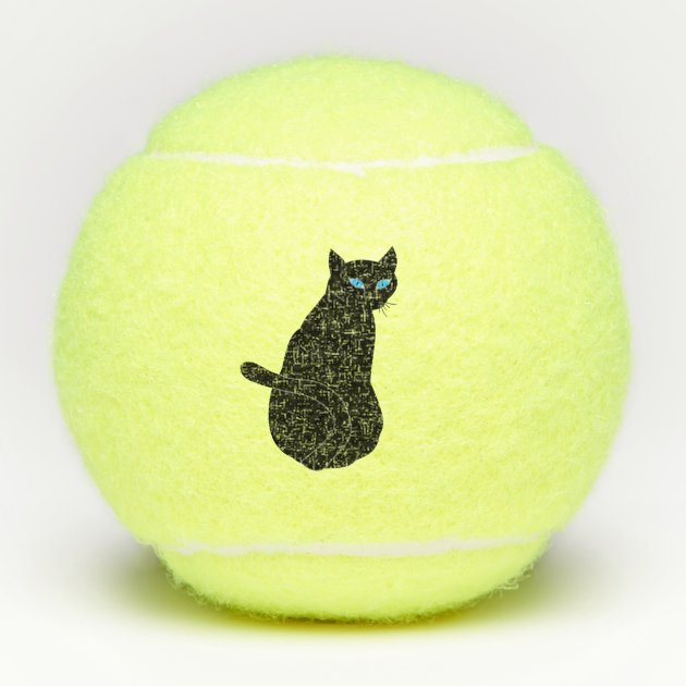 Cat on sale tennis ball