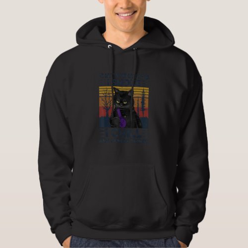 Cat Thats What I Do I Smoke I Chill And I Know Th Hoodie