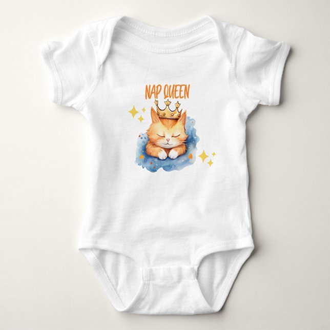  Cat Theme Baby Body Suit Baby Bodysuit (Front)