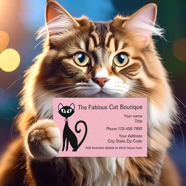 Cat Theme Business Cards (Creator Uploaded)
