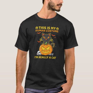 Cat This is my Human Costume T-Shirt