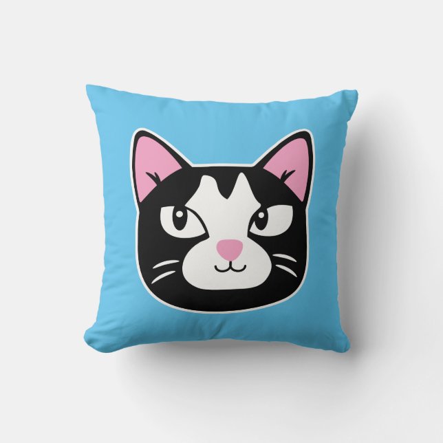 Cat Throw Pillow (Front)
