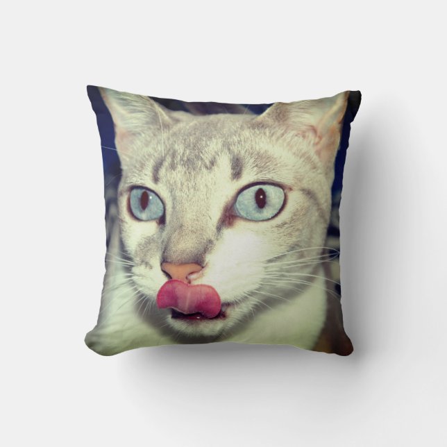 Cat Throw Pillow (Front)
