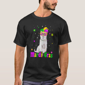 Cat Tonkinese Mask Mardi Gras Carnivals Animals Ca T-Shirt
