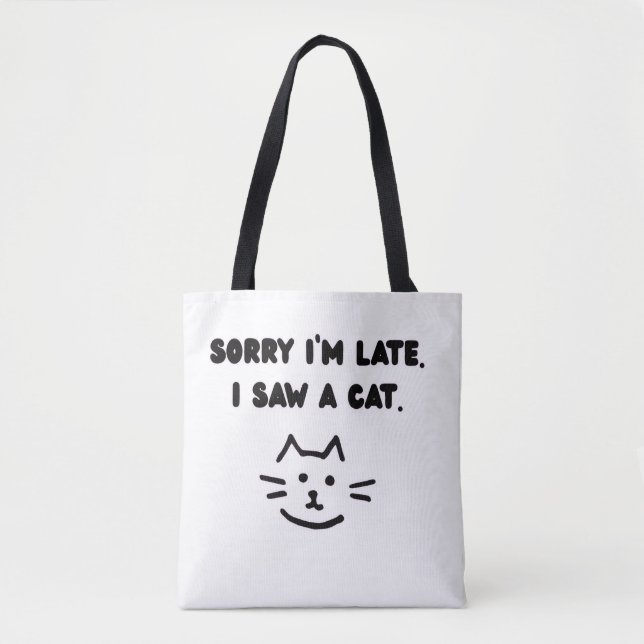cat tote bag (Front)