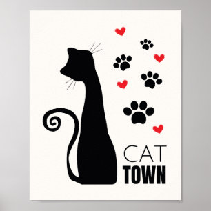 Cat town poster