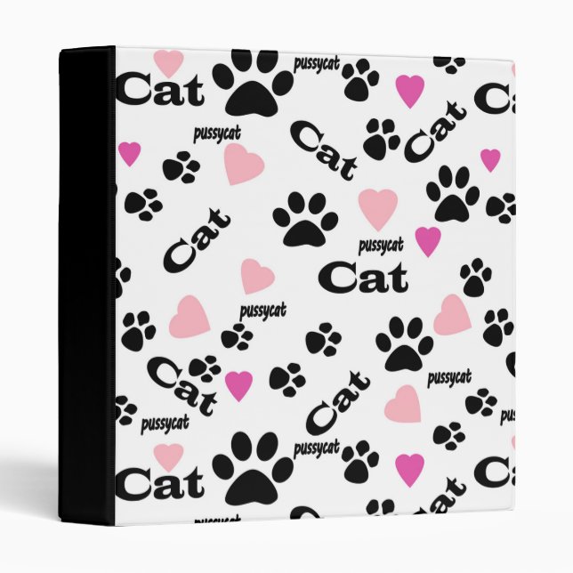 Cat tracks 3 ring binder (Front/Spine)