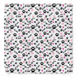 Cat tracks bandana