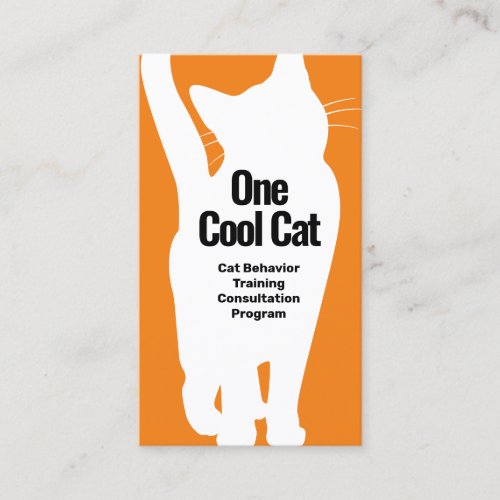 Cat Trainer Behaviorist Business Card