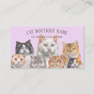 Cat Treat Bakery Natural Snacks Business Card