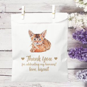 Cat Treat Wedding Favor Bag
