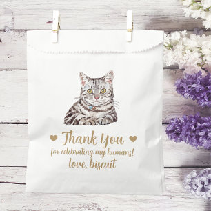 Cat Treat Wedding Favor Bag