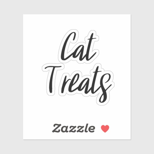 Cat Treats Storage Sticker (Sheet)