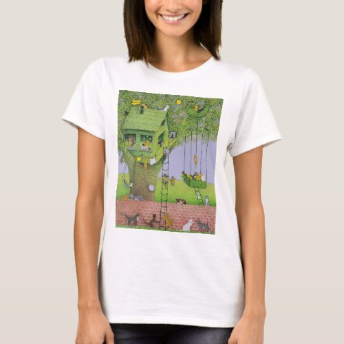Cat Tree House T_Shirt