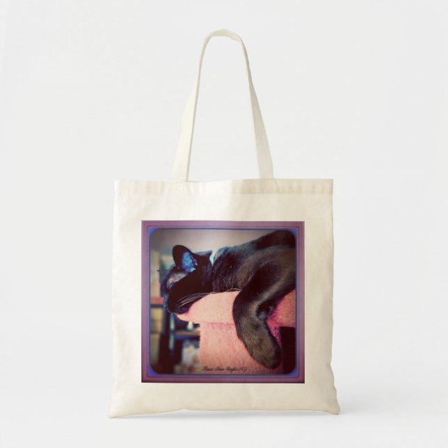 Cat Tree Nap Tote Bag (Front)