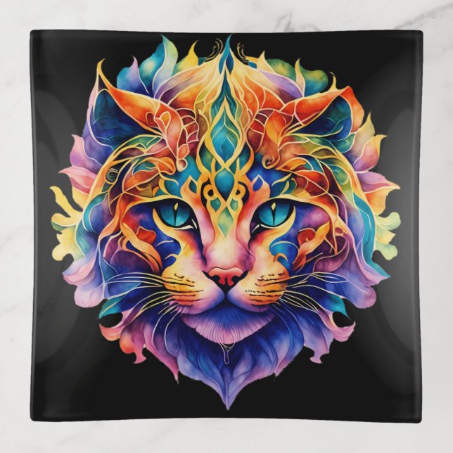 Cat  trinket tray (Front)