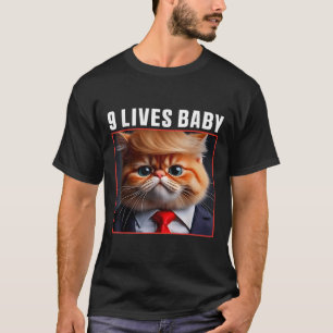 Cat Trump 9 Lives Baby _1 T-Shirt