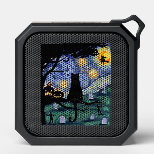 Cat Tshirt Scary Night Cat Tee Van Gogh Gifts Ha Bluetooth Speaker