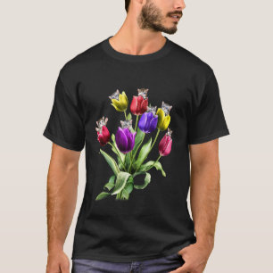 Cat tulips T-Shirt