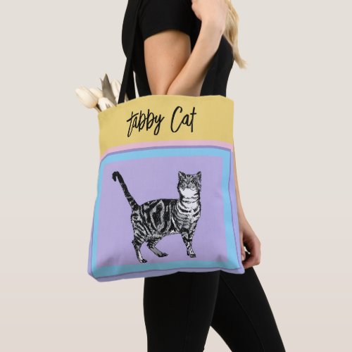 Cat Tuxedo Pastel Cats Womens Pastel Colors Tote Bag
