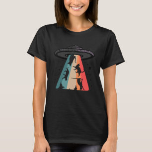 Cat UFO LOL Bye Alien Abduction Flying Cats UFO Ga T-Shirt