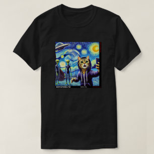Cat UFO Selfie: Gift From The Kitten #07 T-Shirt
