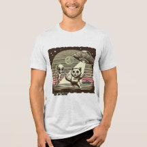 Cat UFO Selfie: Vintage Invasion (Men's T-shirt)