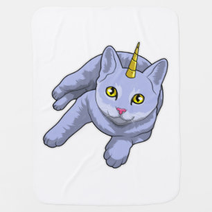 Cat Unicorn Baby Blanket