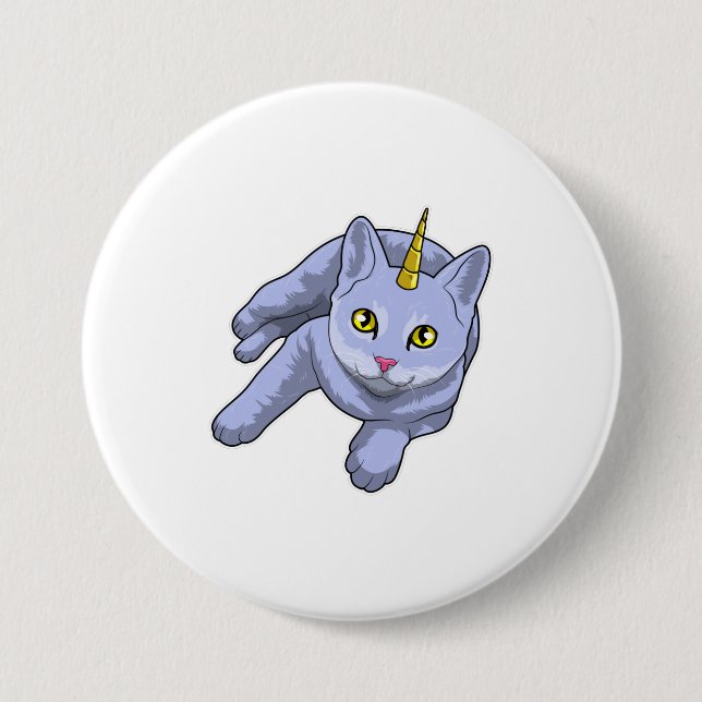 Cat Unicorn Button (Front)