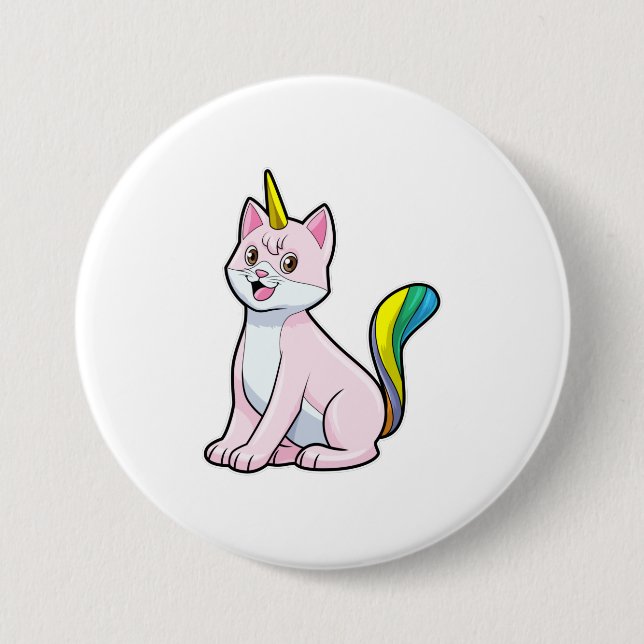 Cat Unicorn Button (Front)