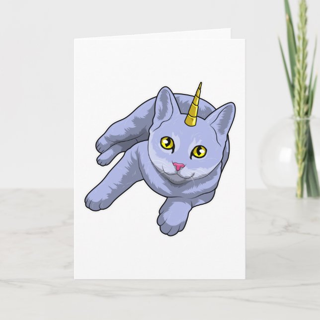 Cat Unicorn Card (Front)