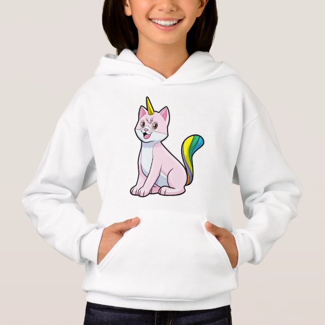 Cat Unicorn Hoodie (Front)