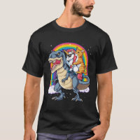 Cat Unicorn Riding Dinosaur T Rex Kitten Lover Spa