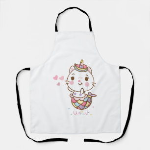 Cat Unicorn shirt - Unicat Mermaid Cat I believe i Apron