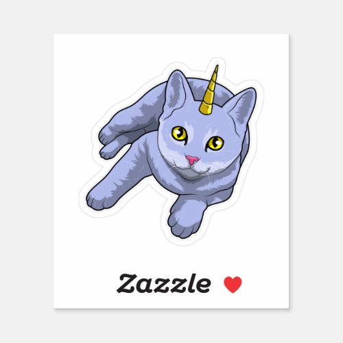 Cat Unicorn Sticker