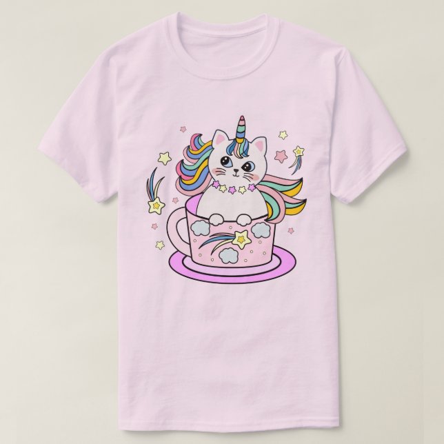 Cat Unicorn T-Shirt (Design Front)